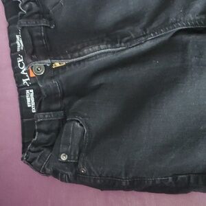 Children's Place siz 16 slim black straight jeans